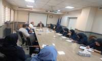 برگزاری جلسه مدیریتی در مرکز آموزشی درمانی قلب حضرت سیدالشهداء(ع)
